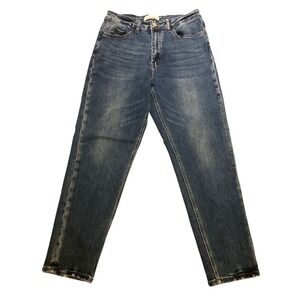 VERVET Los Angeles Women Jeans Size 29 Blue Wash Straight Leg Denim VT1190‎